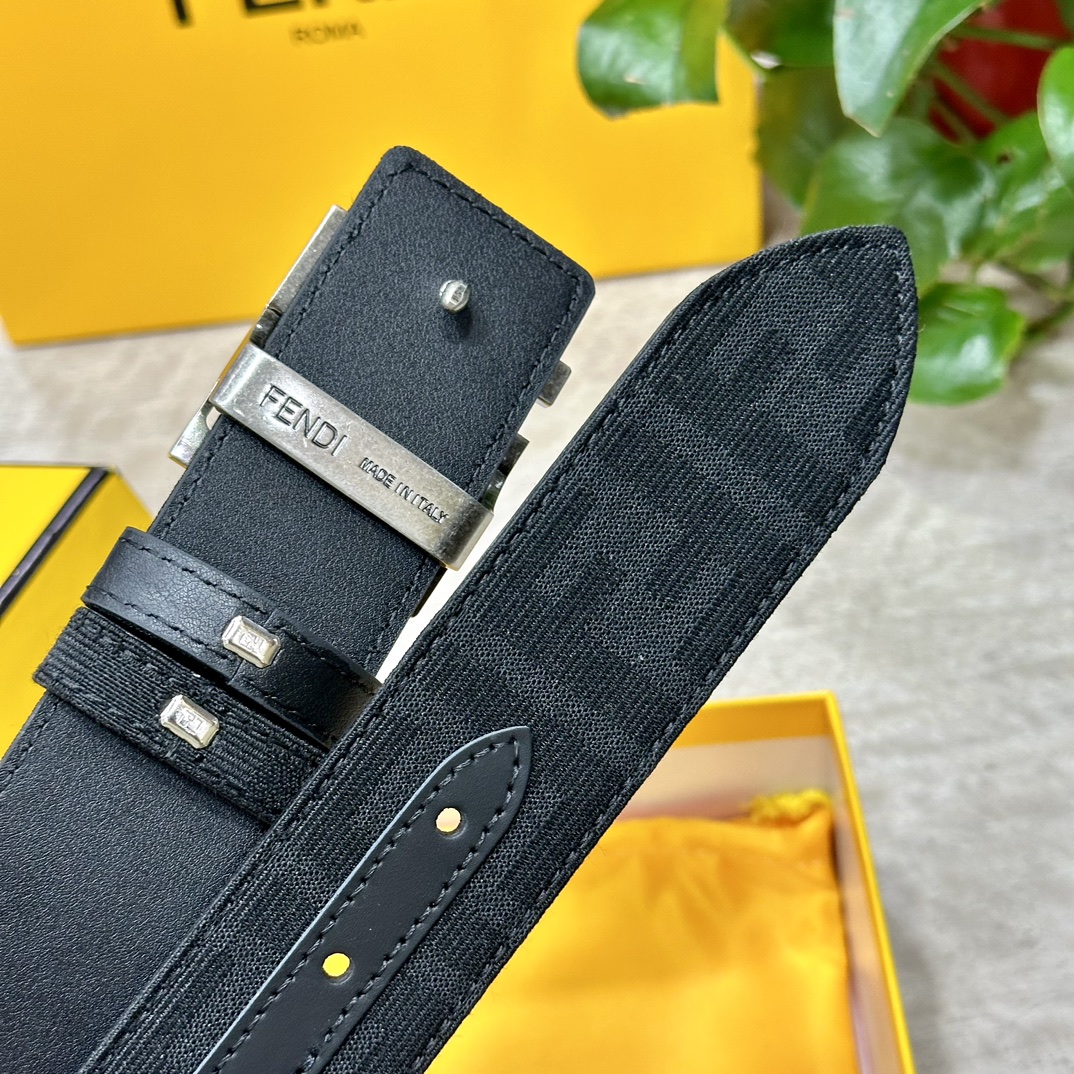 Fendi Leather Belts 1:1 Mirror Version