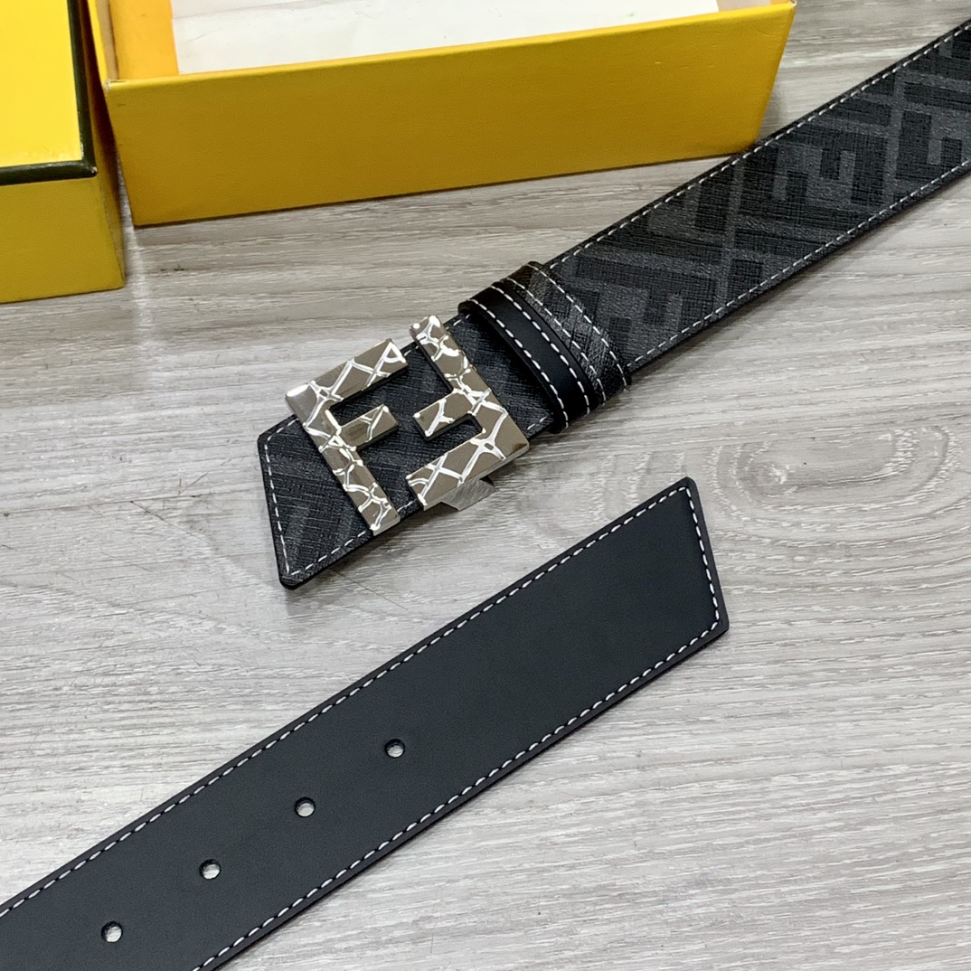 Fendi Leather Belts 1:1 Mirror Version