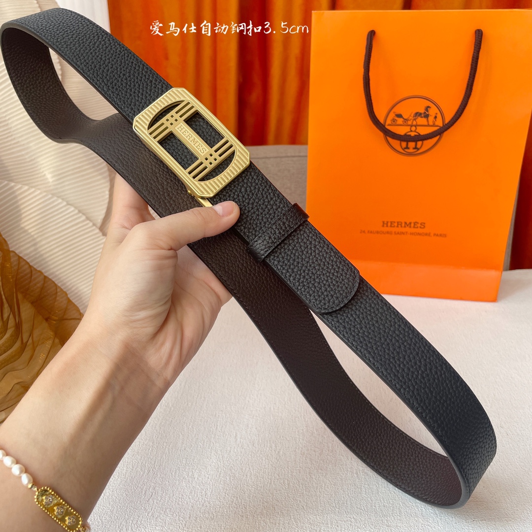 Hermes Leather Belts 1:1 Mirror Version