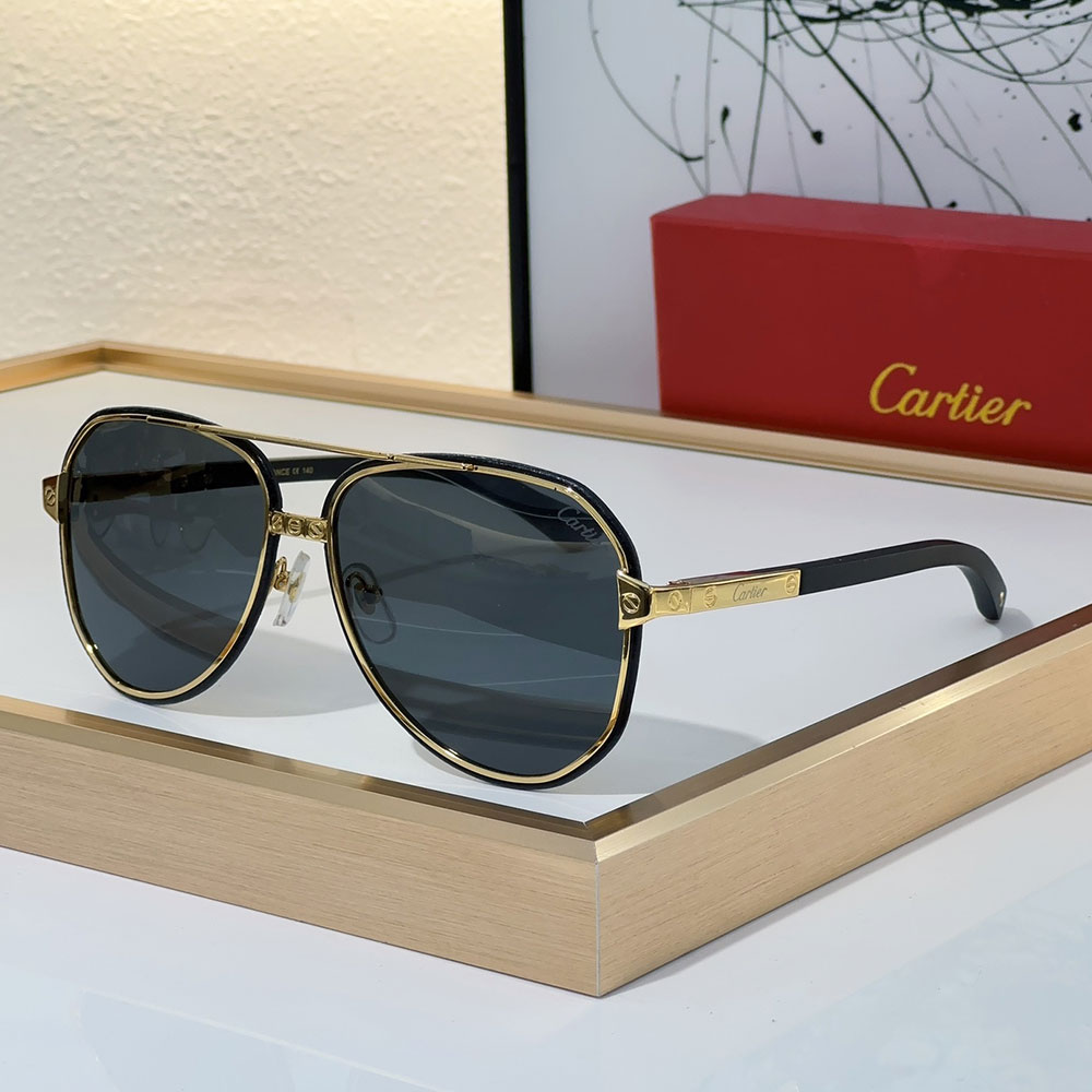 Cartier Aviator Metal Sunglasses Top quality  （Replica）