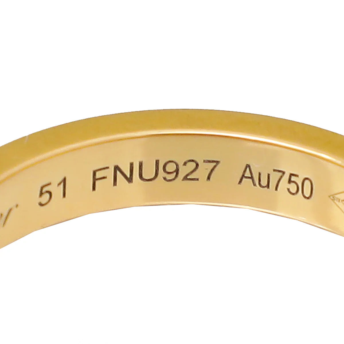 Cartier 18K Rose Gold C De Cartier Wedding Band 51