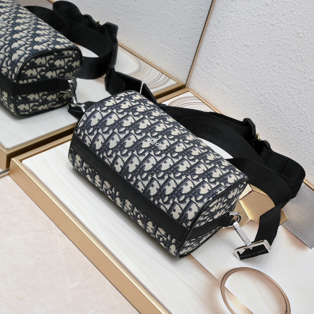 Dior Lingot Messenger Bag CD Diamond Shoulder Bag Handbag