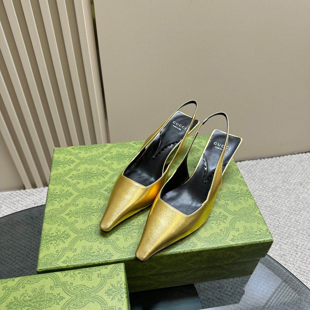 Gucci Square Toe Strappy Sandals Slide Sandal (Replica)