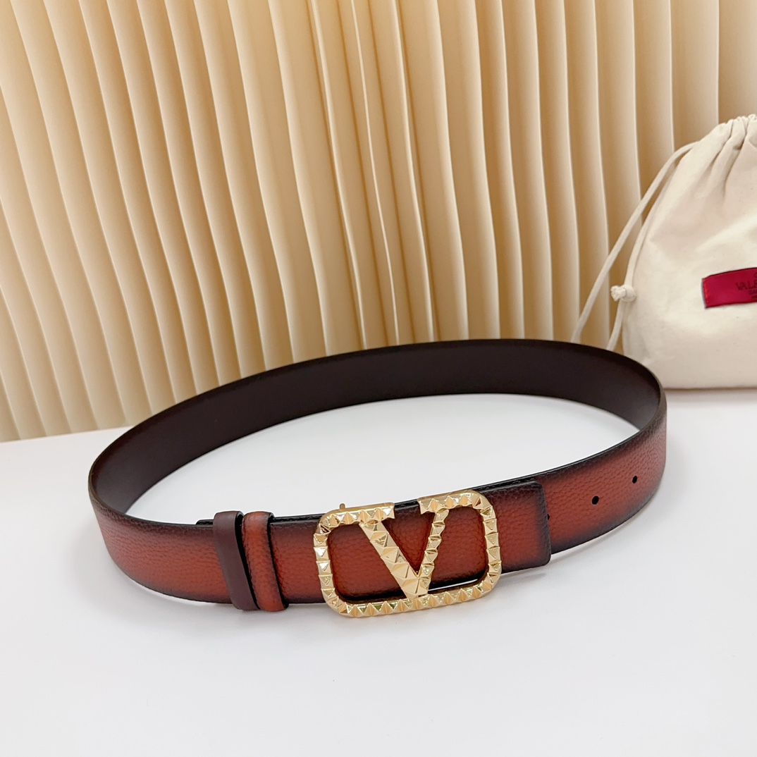 Valentino Leather Belts 1:1 Mirror Version