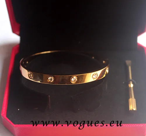 New Arrival Cartier Love Bracelet Yellow Gold 10 Diamonds B6036217