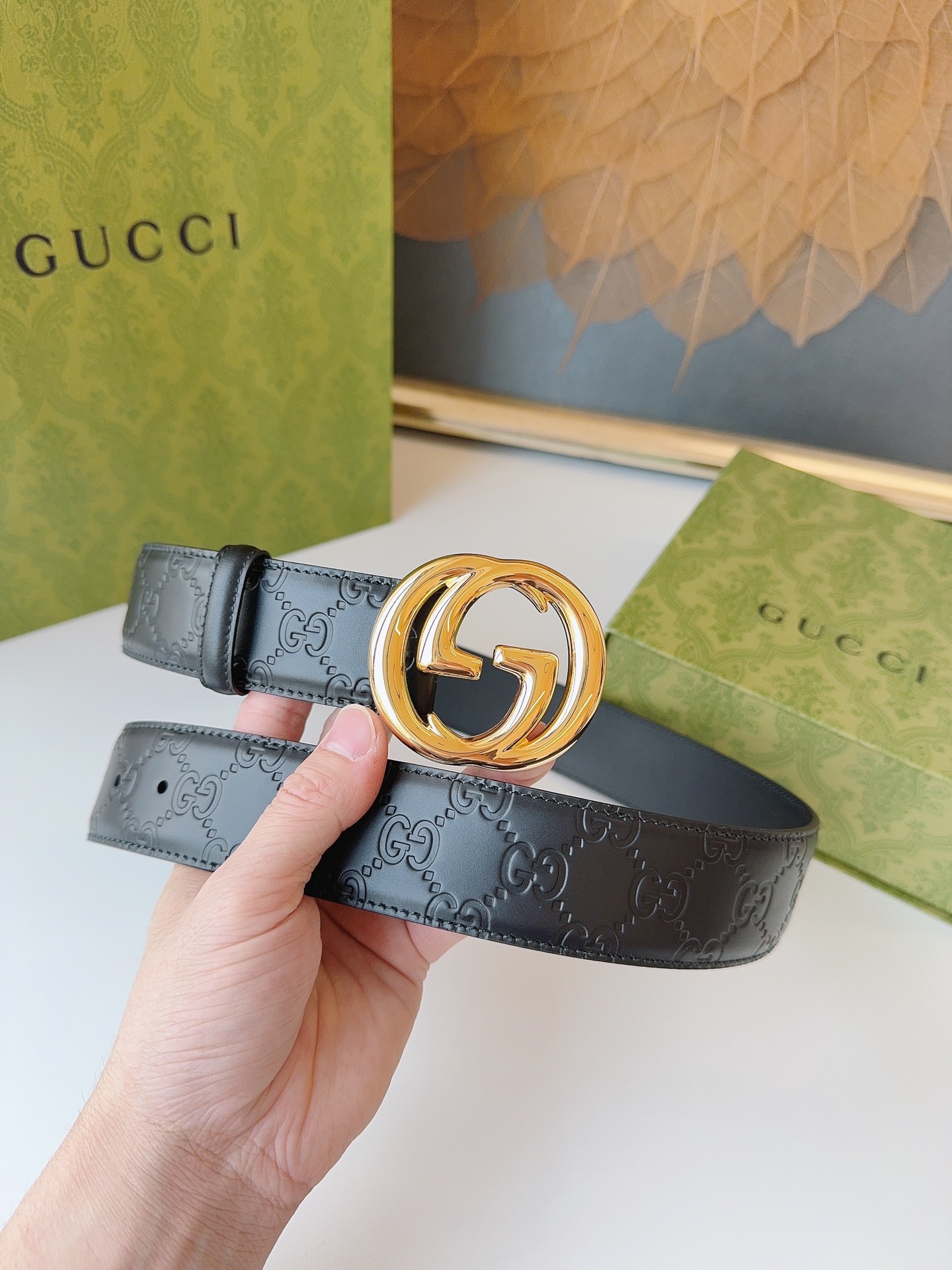 Gucci Leather Belts 1:1 Mirror Version