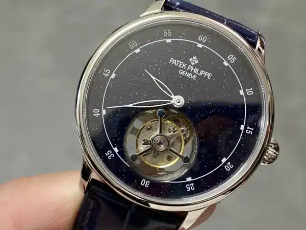 Celestial, Moon age 44 mm,Platinum,6102P-001