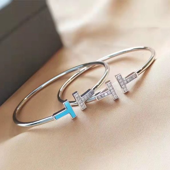 Tiffany T Diamond Wire Bracelet Dupe