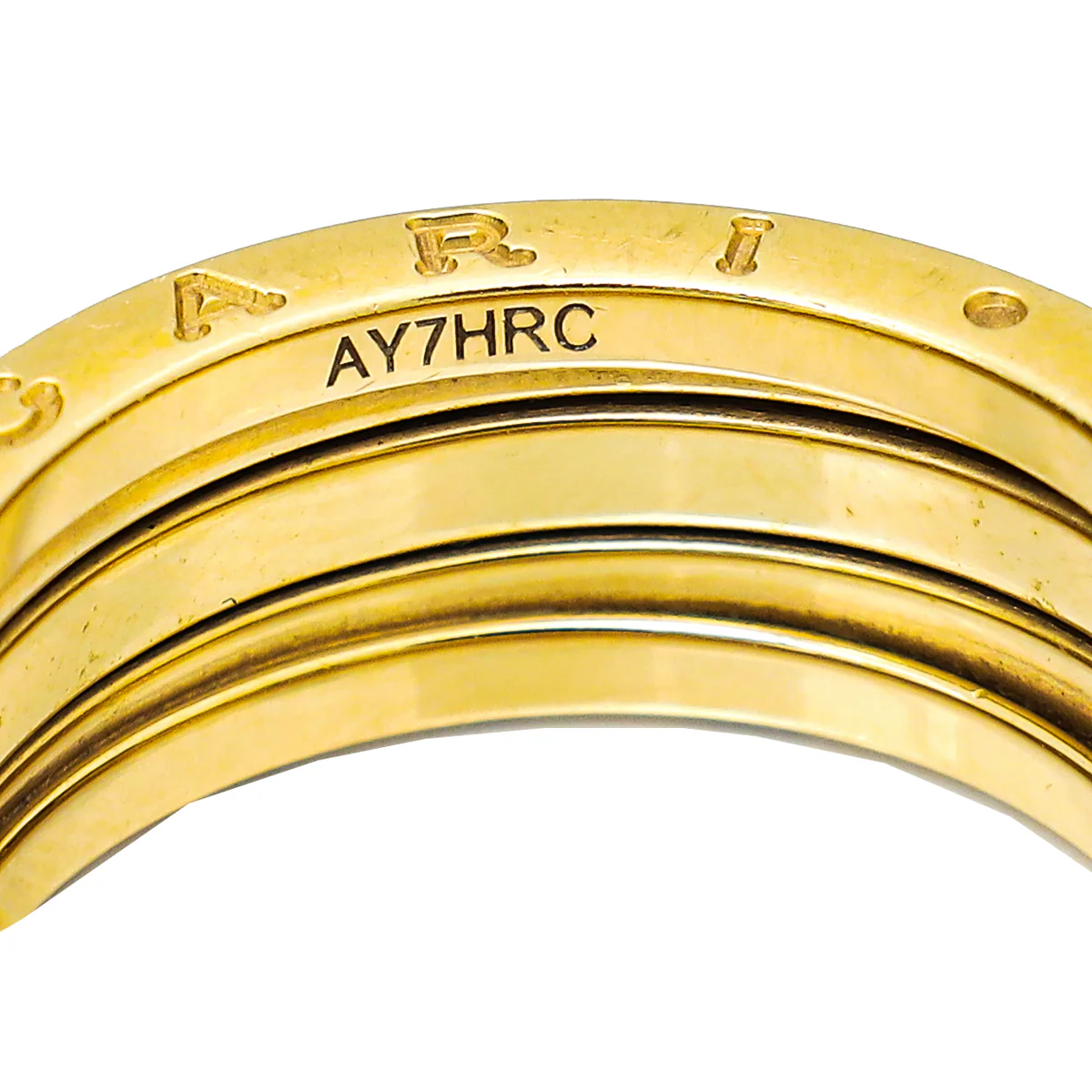Bvlgari 18K Yellow GoldB.Zero 1 - 3 Band Ring 63
