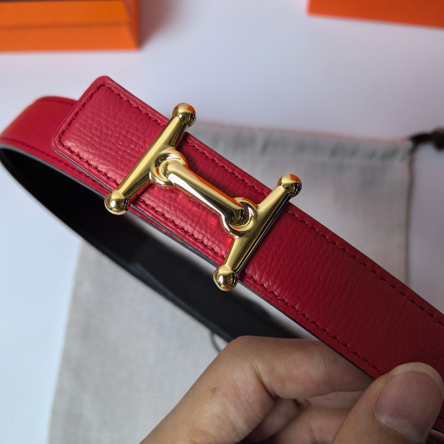 Hermes Leather Belts 1:1 Mirror Version