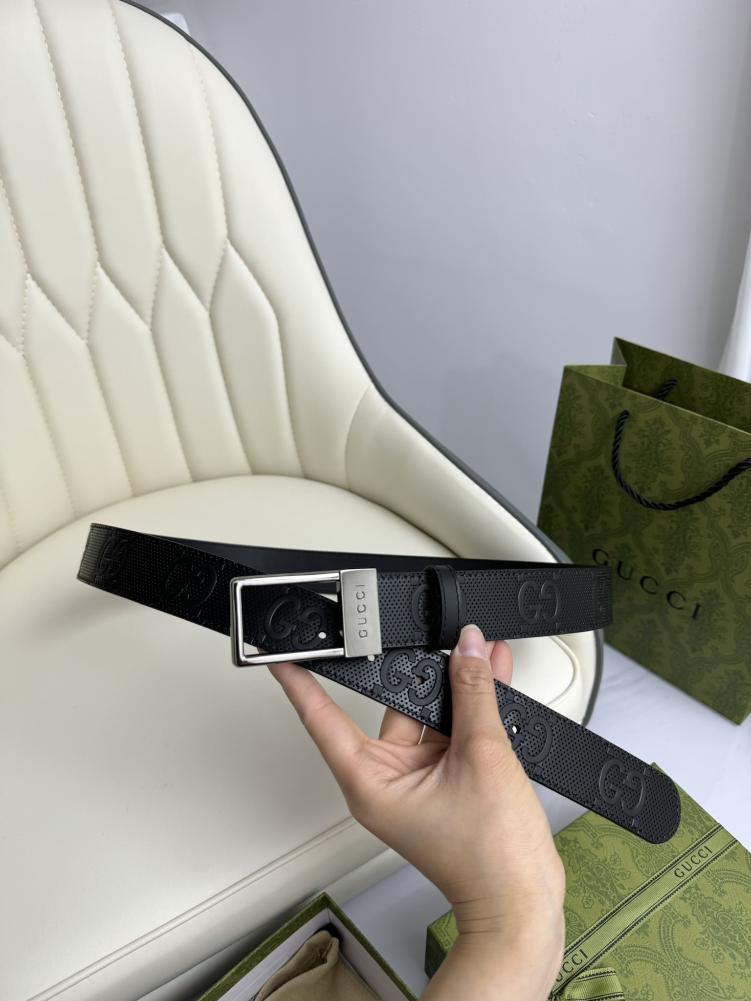 Gucci Leather Belts 1:1 Mirror Version