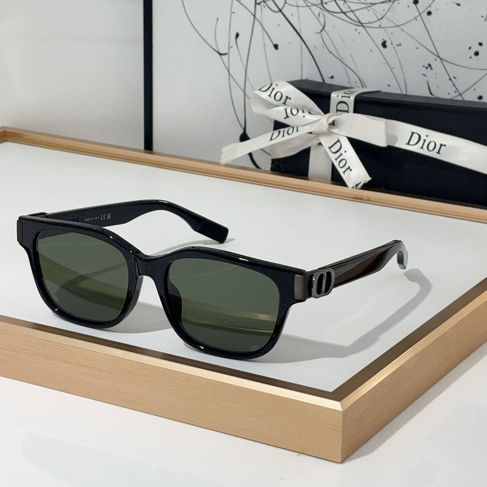 Dior  Mirror leg Logo identification Acetate fibre  sunglasses  Top quality (Replica）