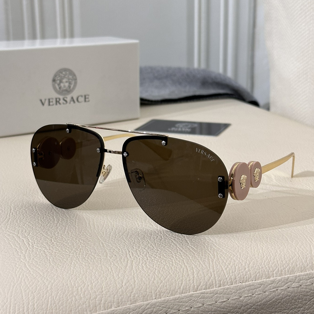 Versace  Rimless Sunglasses Top Quality（Replica）
