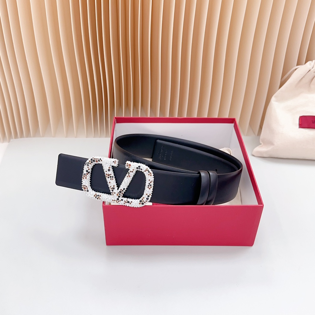 Valentino Leather Belts 1:1 Mirror Version