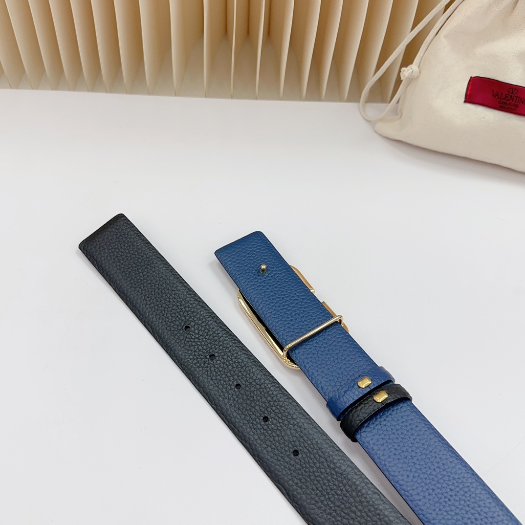 Valentino Leather Belts 1:1 Mirror Version