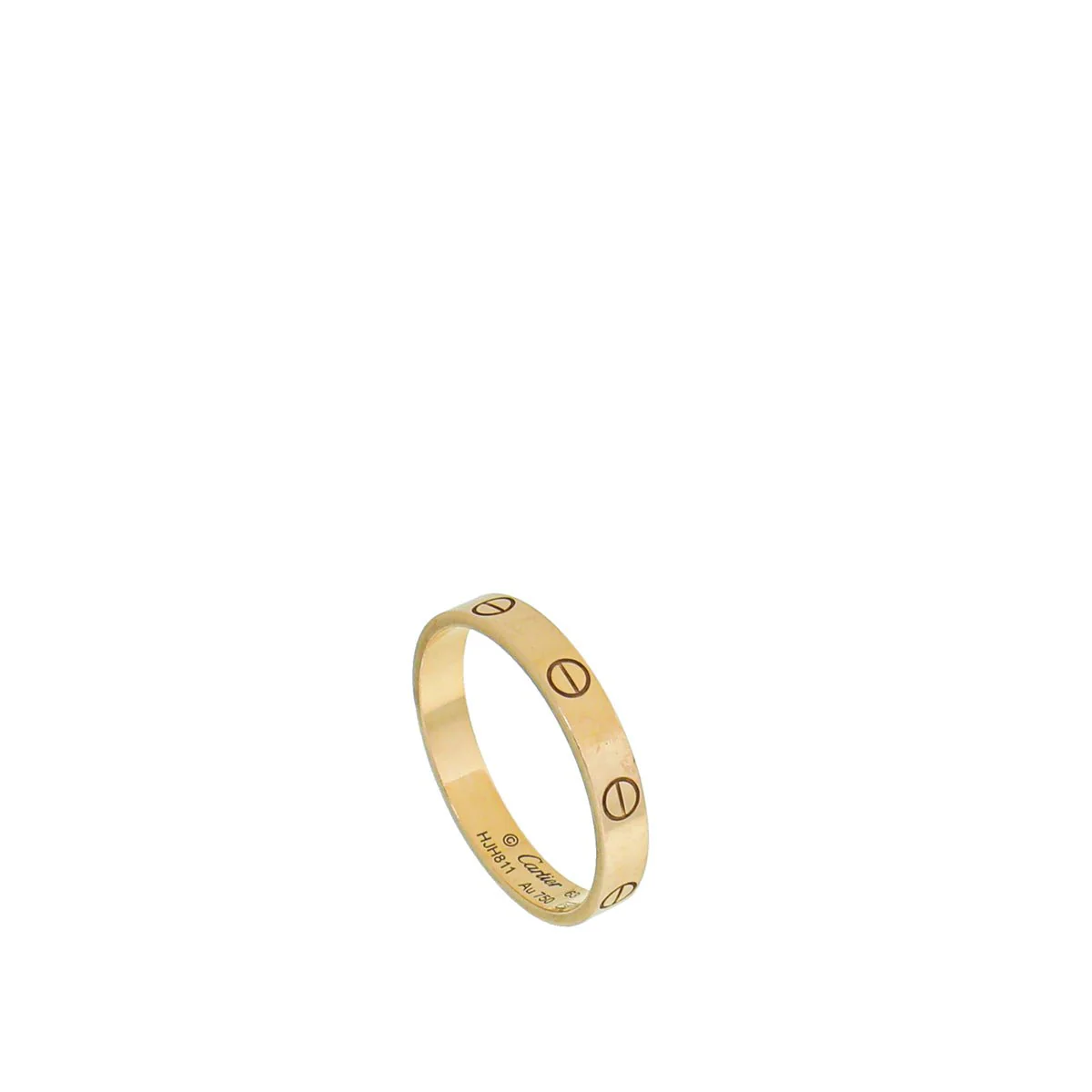 Cartier 18K Rose Gold Love Small Model Wedding Band Ring 63