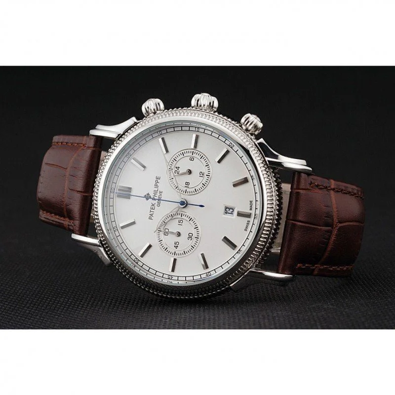 Chronograph Dial White 40 mm, Stainless Steel