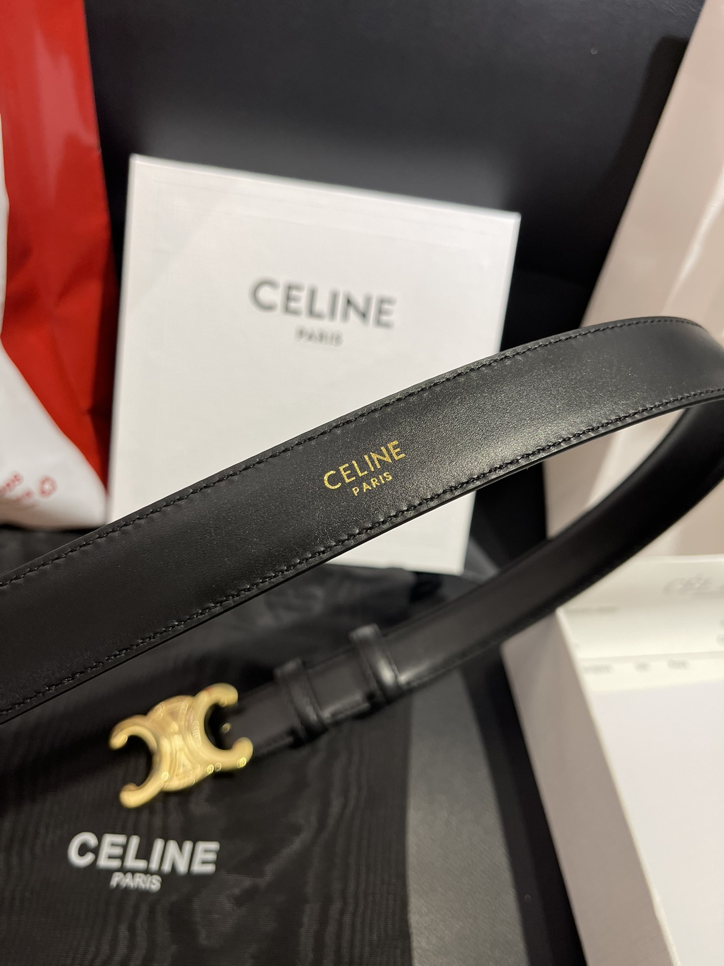 Celine Leather Belts 1:1 Mirror Version