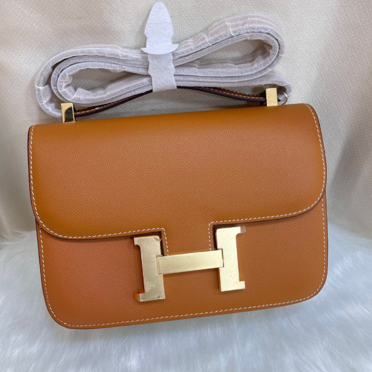 Hermes Kelly Gold Buckle Bag Hanbag Shoulder Bag(Replica)