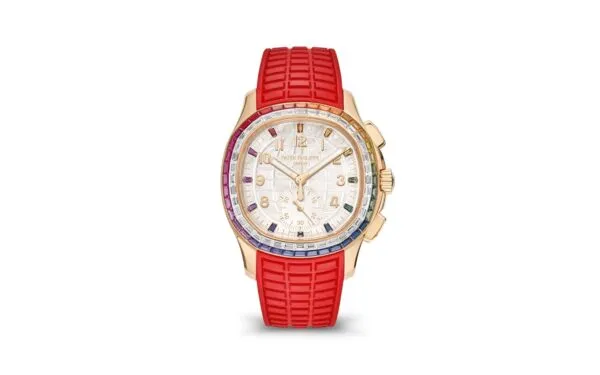 Aquanaut 7968/300R-001 Luce Rainbow chronograph. 39.9 mm,Rose gold