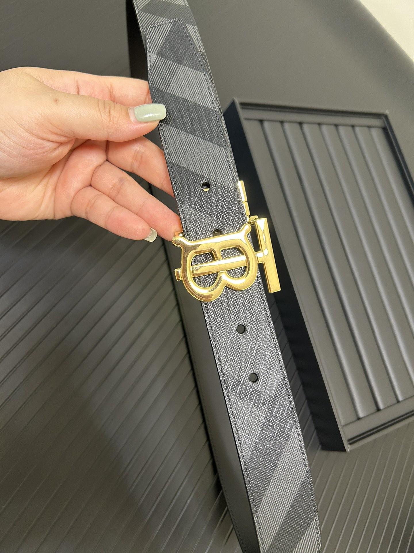 Burberry Leather Belts 1:1 Mirror Version