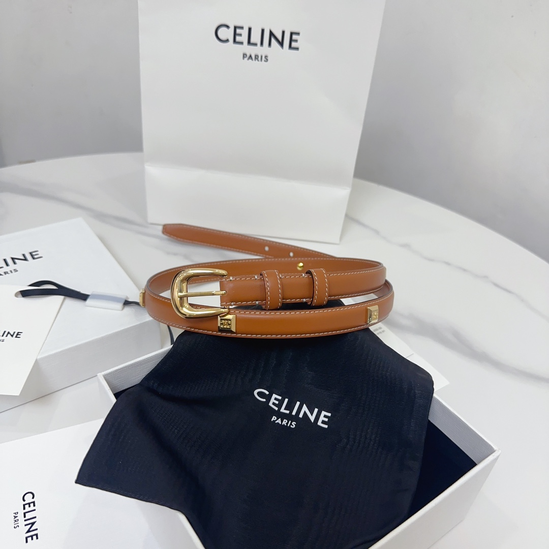 Celine Leather Belts 1:1 Mirror Version