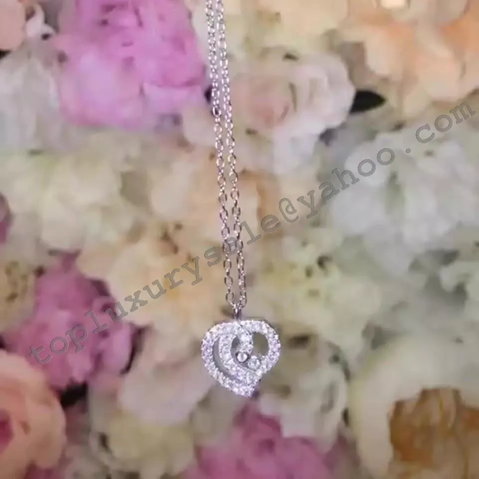 Tiffany Enchant Heart Pendant Necklace Sterling Silver Diamonds Cheap Jewellery 33725876