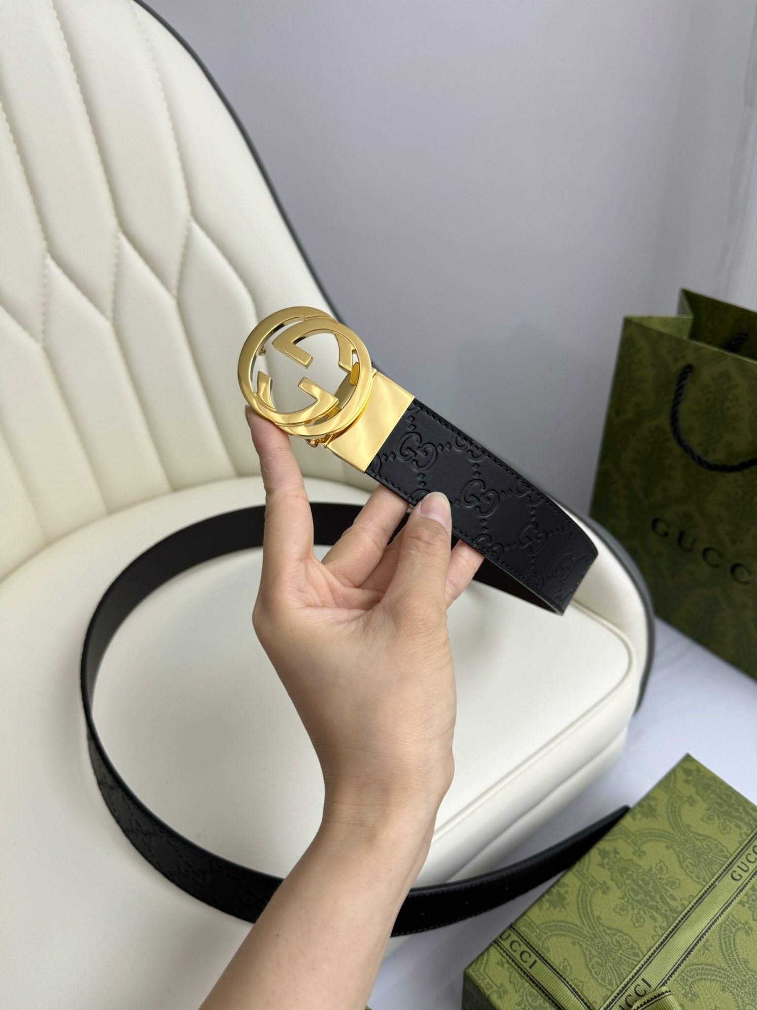 Gucci Leather Belts 1:1 Mirror Version