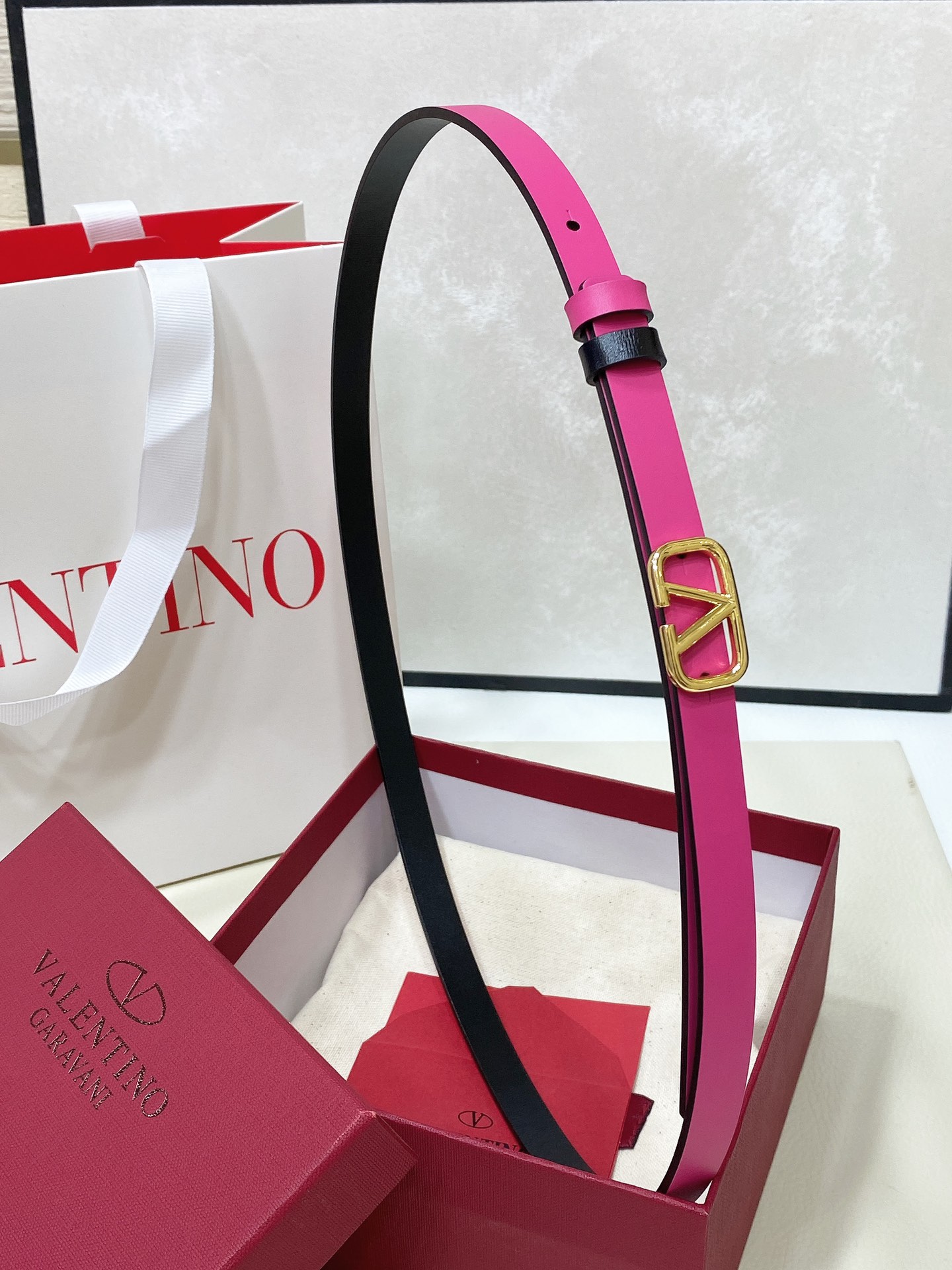 Valentino Leather Belts 1:1 Mirror Version