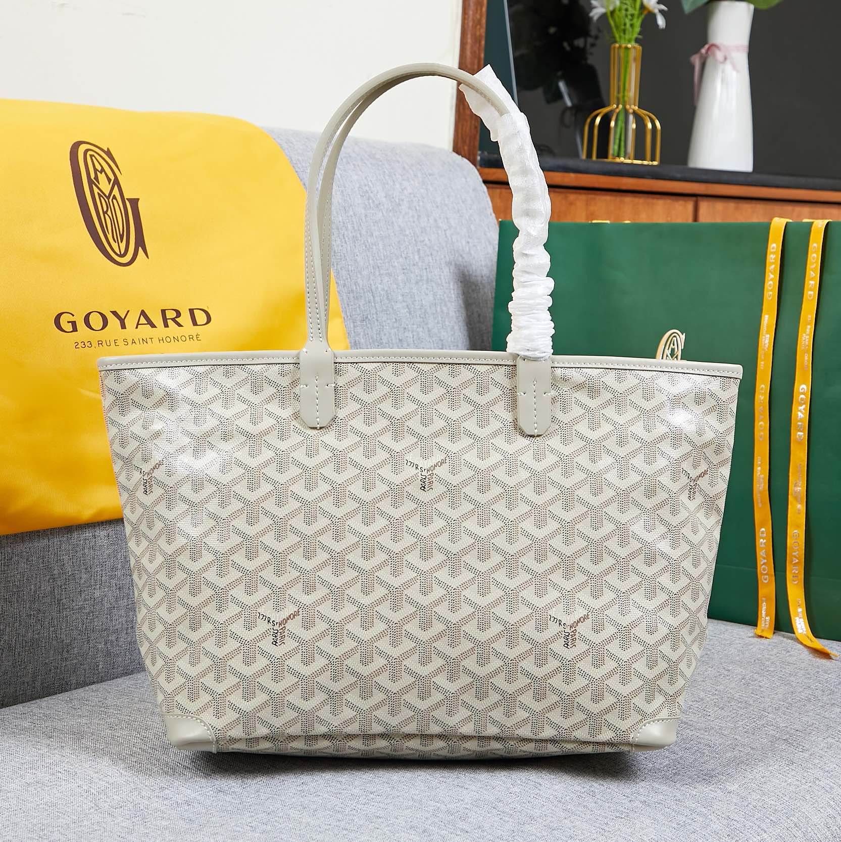 Goyard Artois Tote Zipper Handbag Shoulder Bag (Replica)