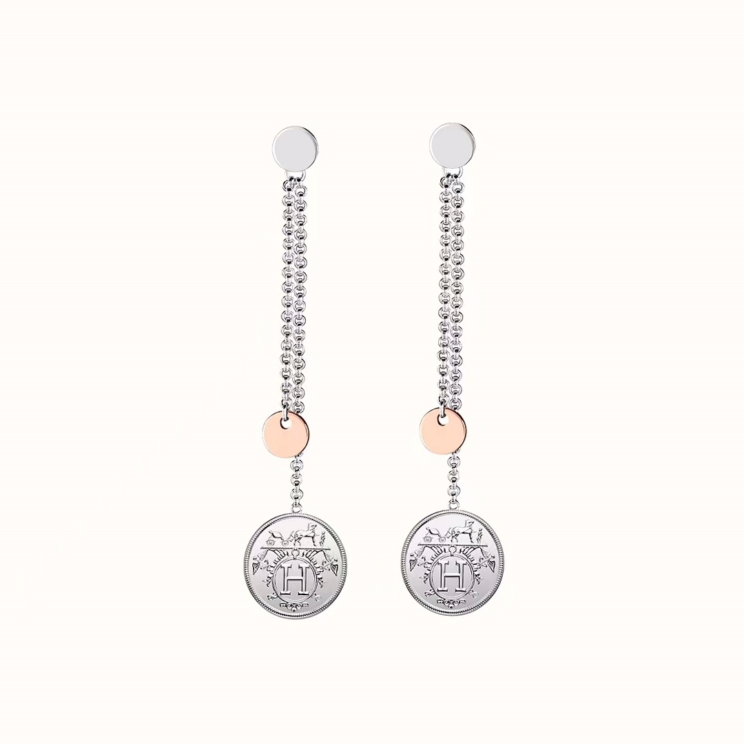 Hermes Ex-Libris earrings
