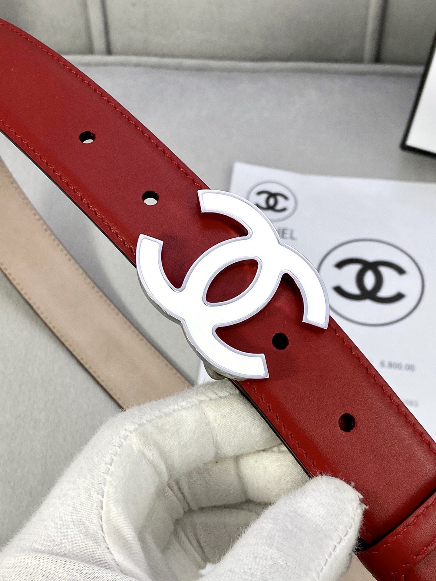 Chanel Leather Belts 1:1 Mirror Version