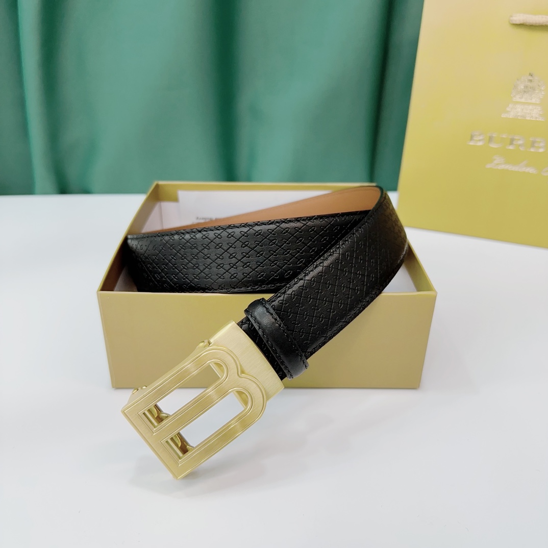 Burberry Leather Belts 1:1 Mirror Version