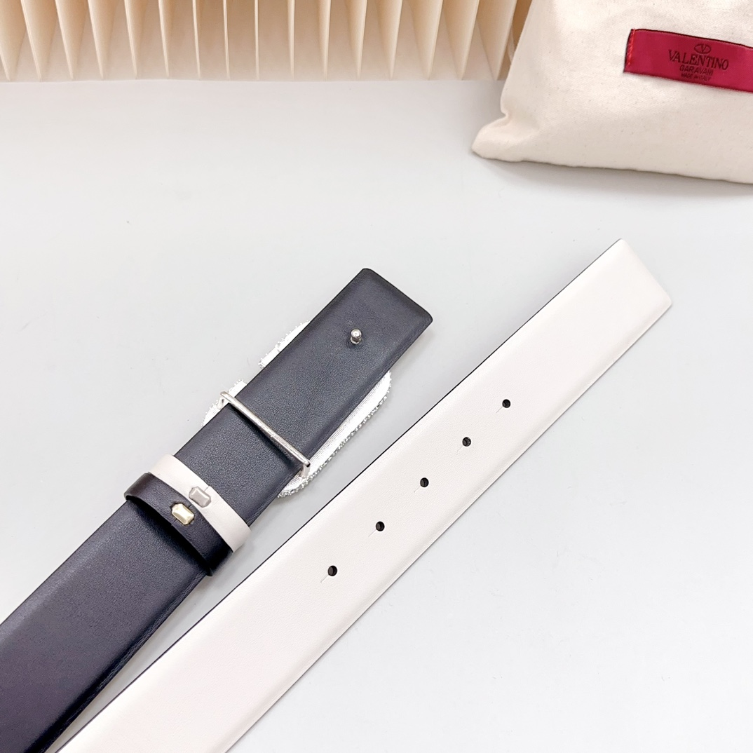 Valentino Leather Belts 1:1 Mirror Version
