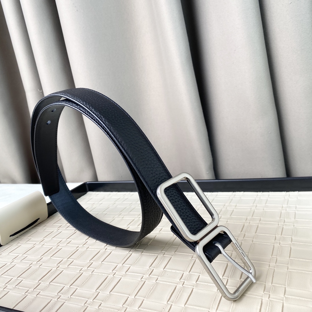 YSL Saint Laurent Leather Belts 1:1 Mirror Version
