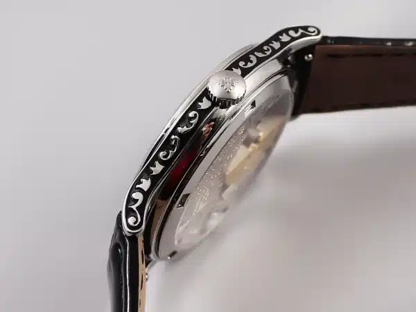 Calatrava 5088/100P-001 Volutes and Arabesques 38 mm,Platinum,