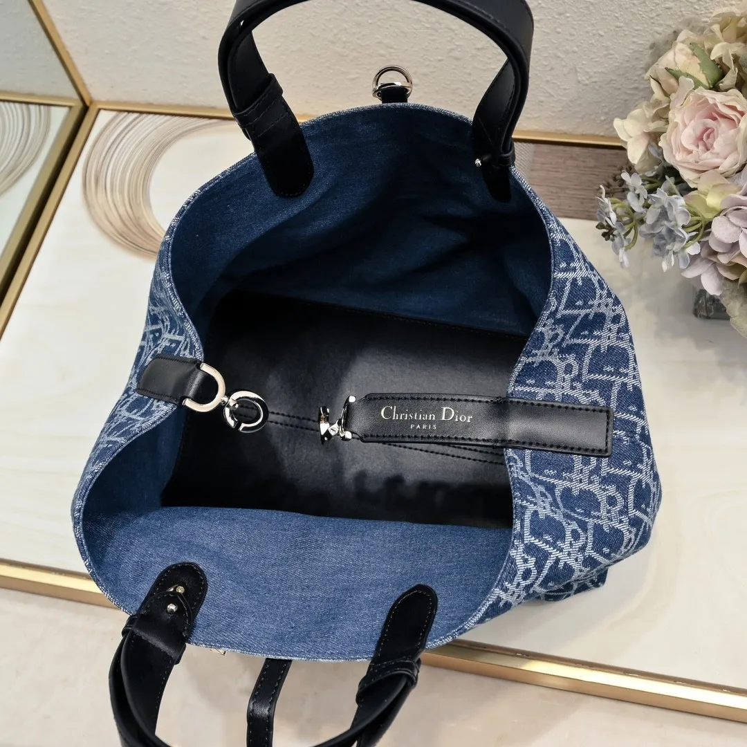 Dior Denim Medium Dior Toujours Bag Shoulder Bag Handbag  (Replica)