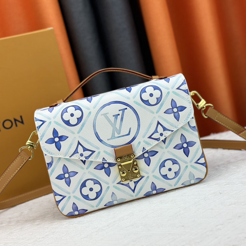 Louis Vuitton Pochette Métis Bag Beige For Women 9.8incn 25cm M11461