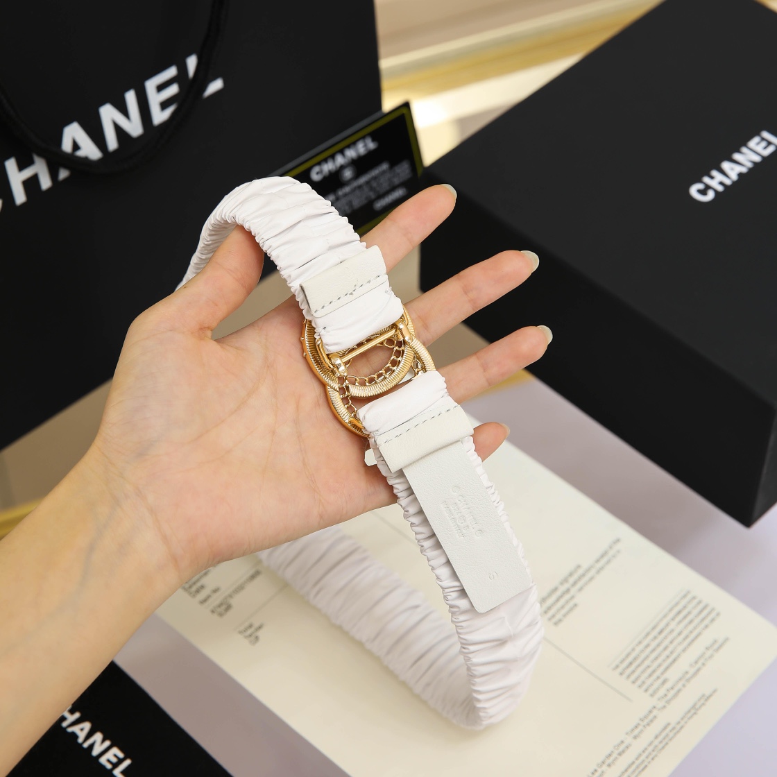 Chanel Leather Belts 1:1 Mirror Version