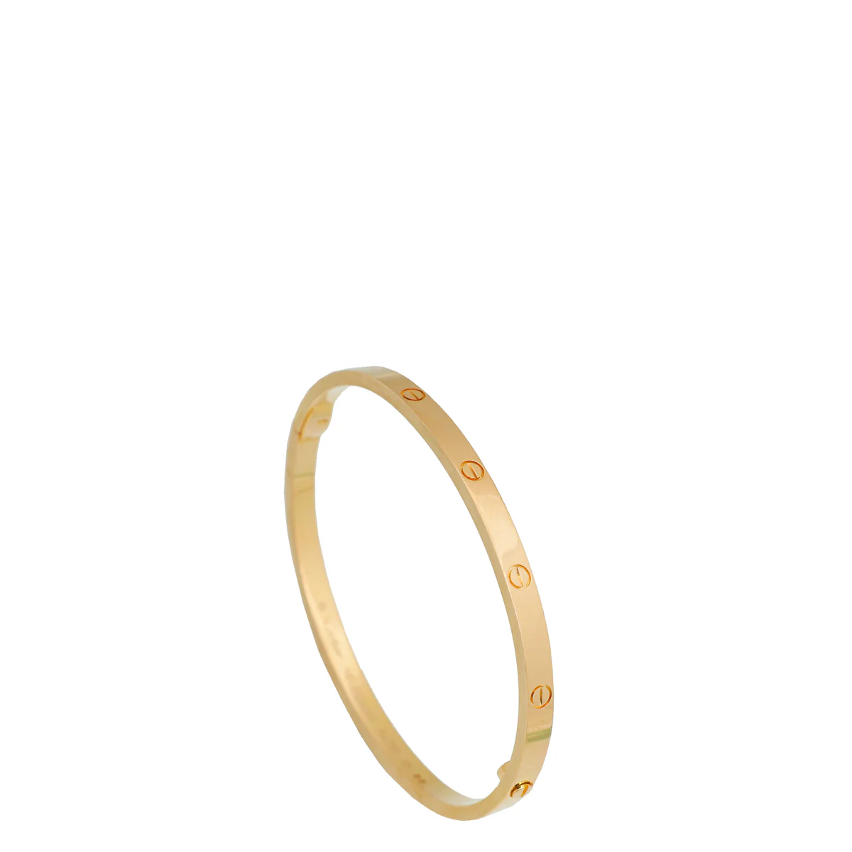 Cartier 18K Rose Gold Love Small Model Bracelet 16