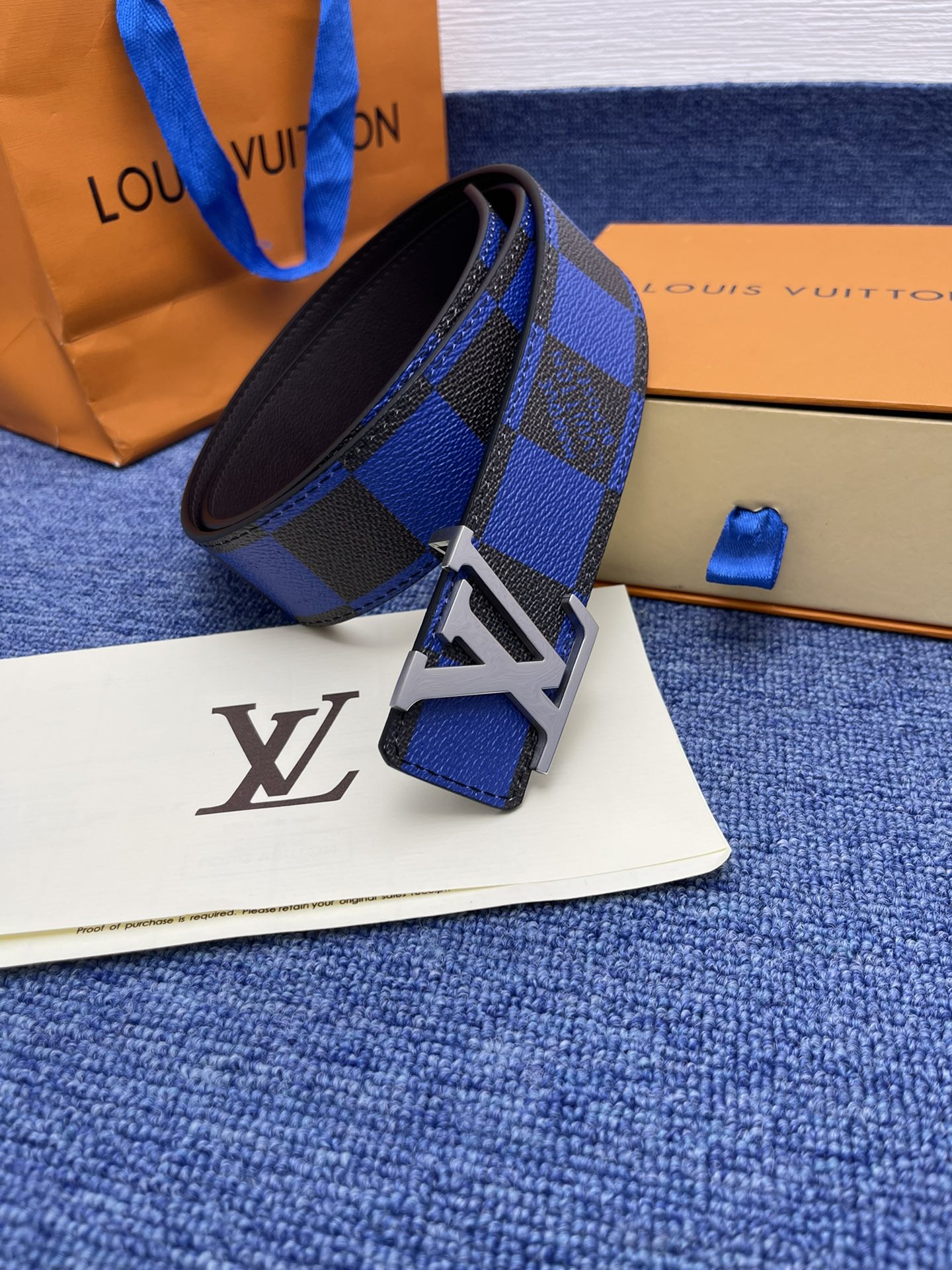 Louis Vuitton LV Leather Belts 1:1 Mirror Version