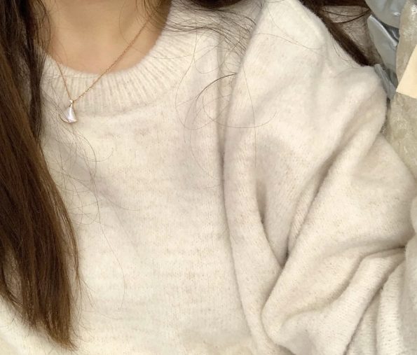 BVLGARI DREAM NECKLACE Dupe, Rose Gold