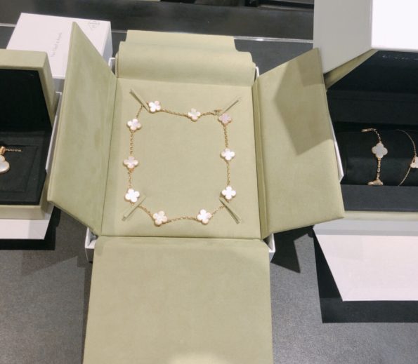Van Cleef Necklace Dupe, 10 Motifs Clover Necklace