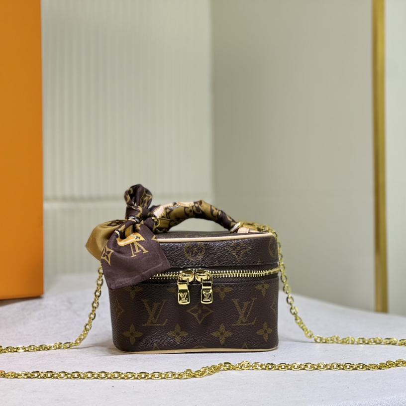 Louis Vuitton LV Nice Leather Cosmetic Bag Handbag M42265&M44495&M44936 Top quality (Replica)