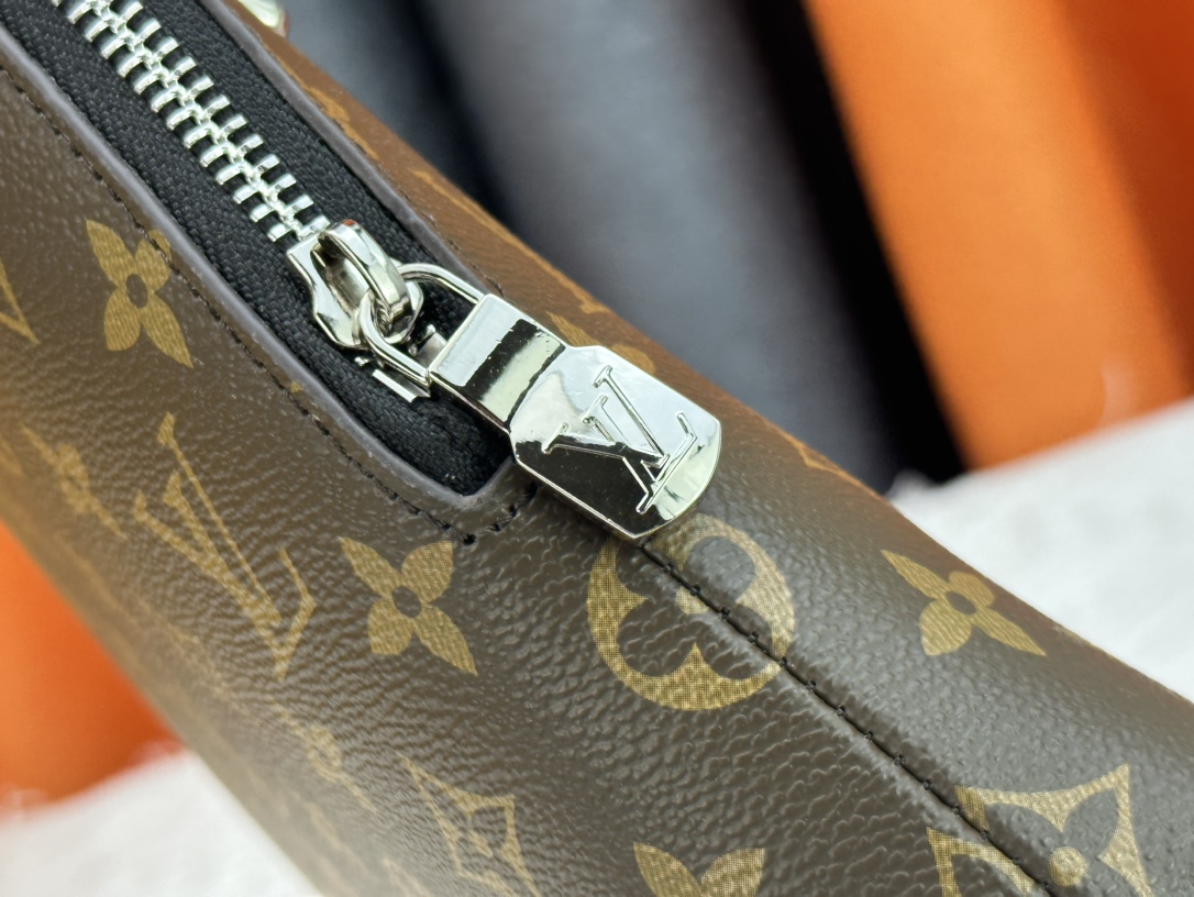 Louis Vuitton Pochette Jour Monogram Eclipse M82080 Clutch Bag Handbag