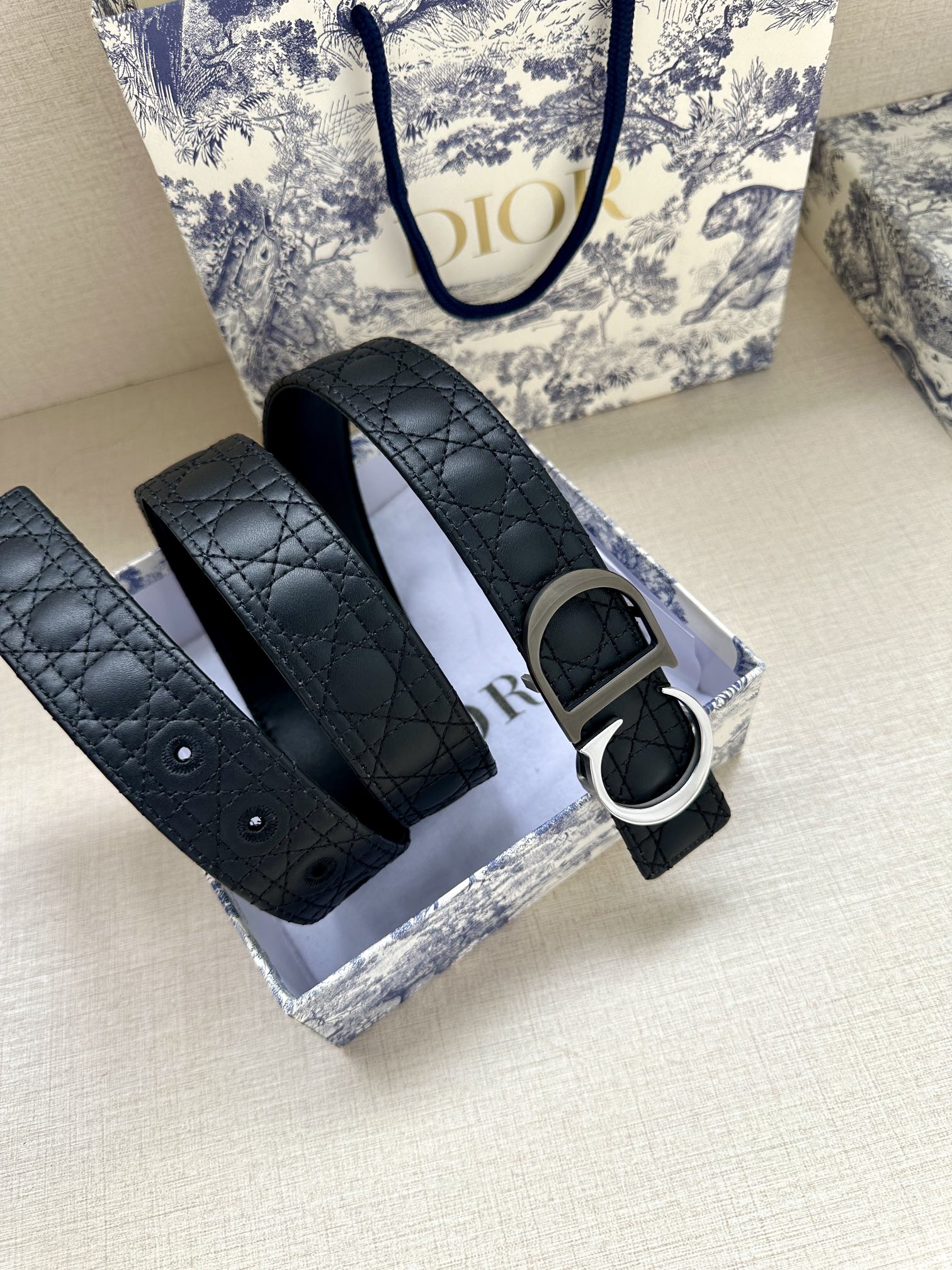 Dior Leather Belts 1:1 Mirror Version