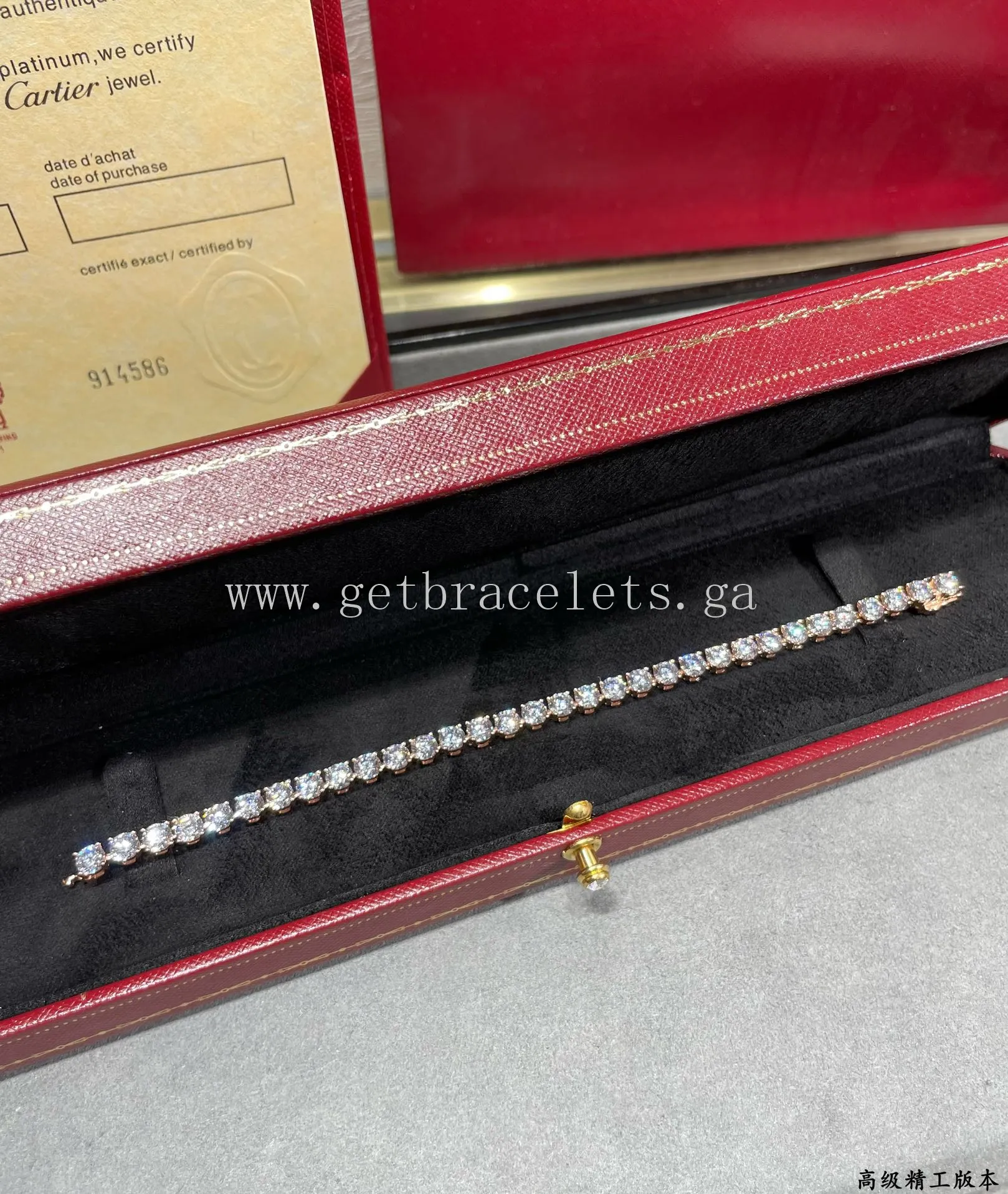 Cartier Essential Lines Diamonds Bracelet Rose Gold/White Gold