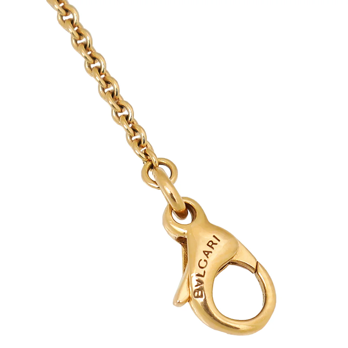 Bvlgari 18K Pink Gold Ceramic B. Zero 1 Pendant Necklace