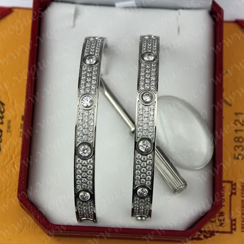 Cartier Love Bracelet Diamond-Paved White Gold Diamonds N6033602