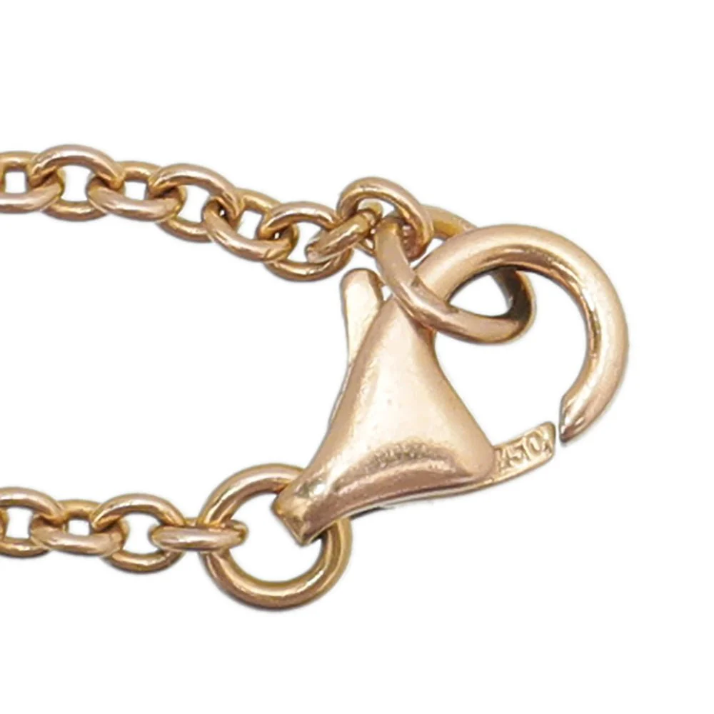 Cartier 18K Rose Gold Love Hoops Chain Bracelet